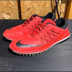 Nike Lunar Control Men’s Golf Shoe - Red, Size 10